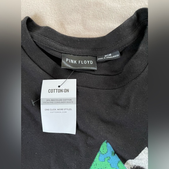 Men’s Size Medium Pink Floyd World Tour Black T-Shirt New Planes - Picture 5 of 10